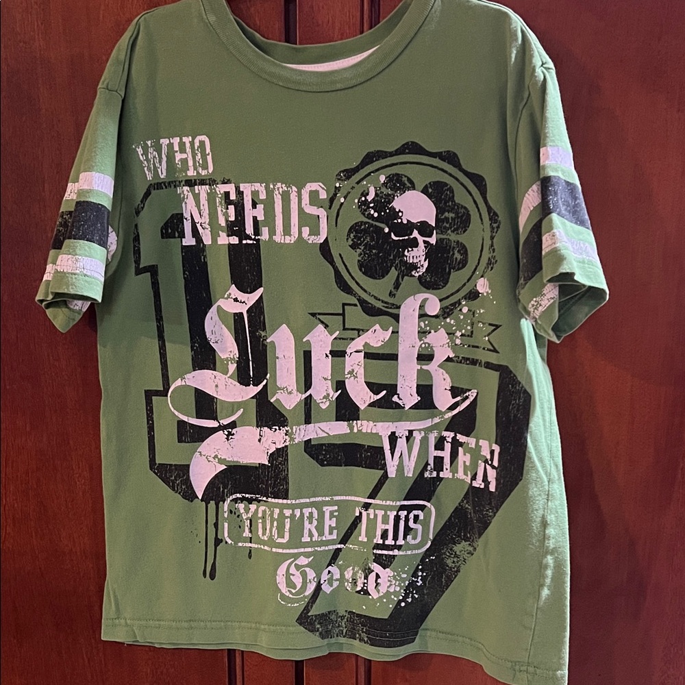 Lucky Green Kids Graphic Tee